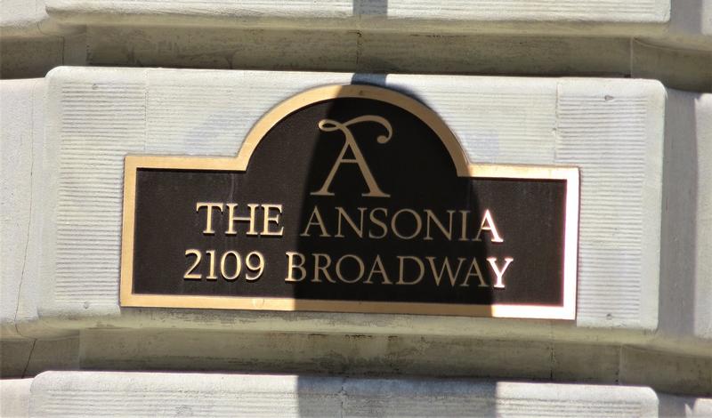 The Ansonia sign - NYC - History's Homes