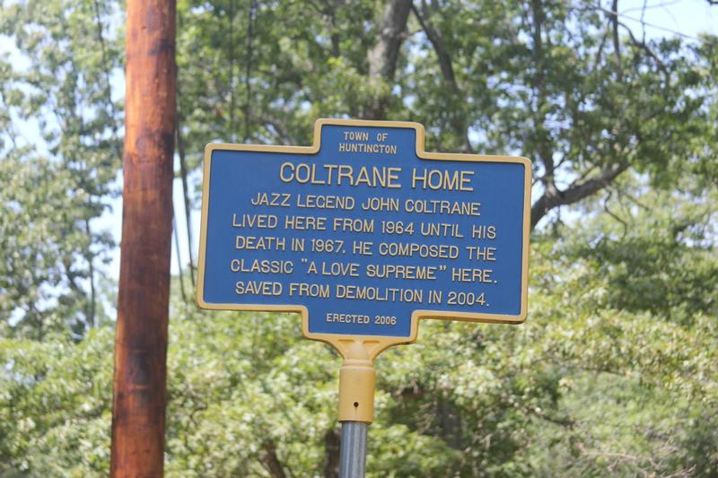 John Coltrane Home marker - NY - History's Homes