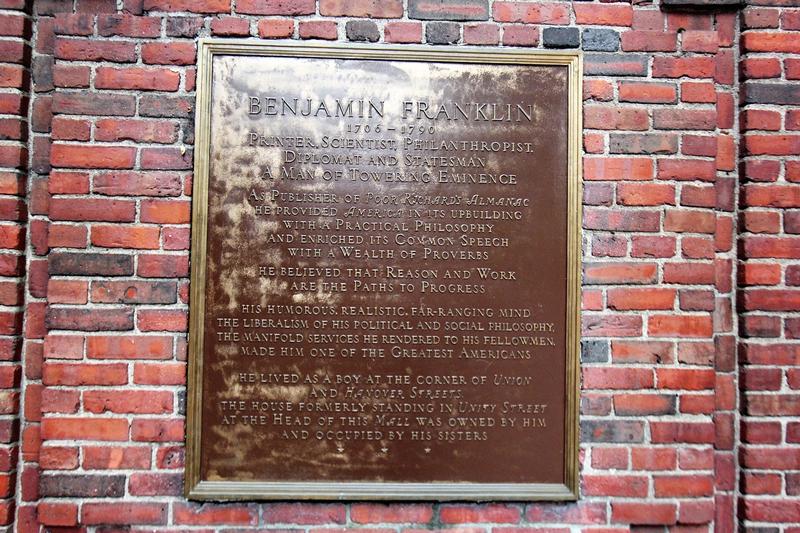 Benjamin Franklin Home Site - Boston - History's Homes