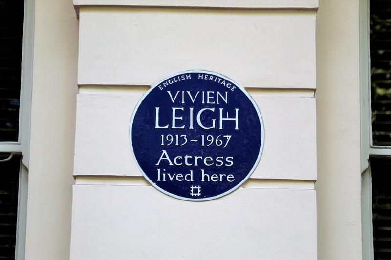 Vivien Leigh Home plaque - London - History's Homes