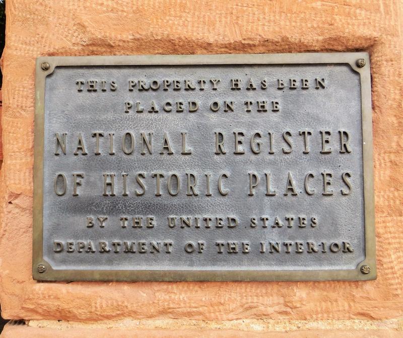 Weatherford Hotel National Register plaque - Flagstaff - History's Homes