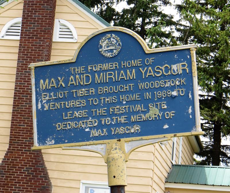 Max Yasgur Home marker - Bethel - History's Homes