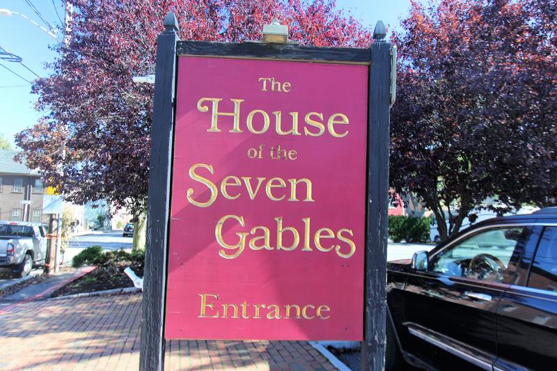 The House of the Seven Gables sign - Salem - History's Homes