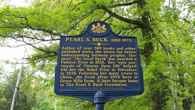 Pearl S. Buck Home - marker - PA - History's Homes