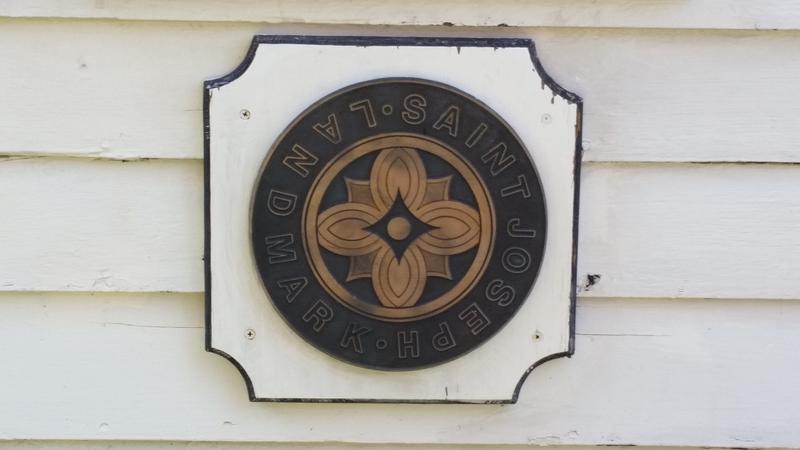 Jess James Home - St. Joseph Landmark plaque - History's Homes