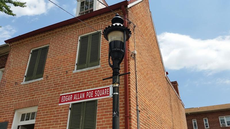 Edgar Allan Poe Home street sign - History's Homes