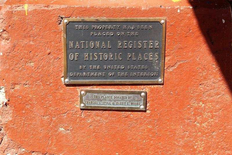 Oatman Hotel plaque - Oatman - History's Homes