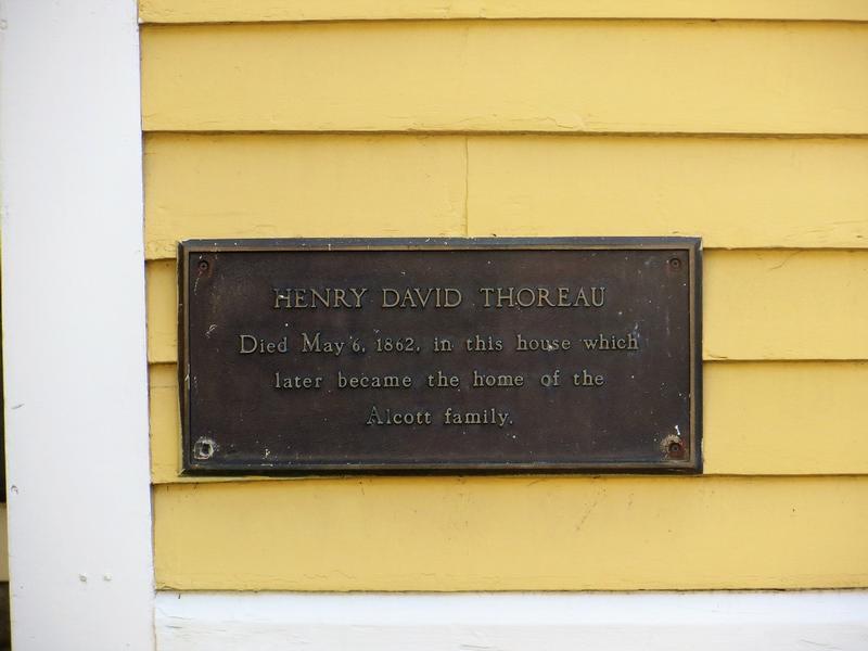 Henry David Thoreau Death Site marker - Concord - History's Homes