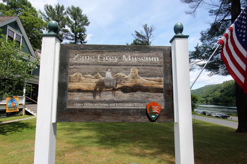 ZaneGrey Museum sign - Lackawaxen - History's Homes