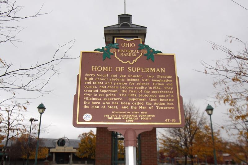Superman Birthplace marker - Cleveland - History's Homes