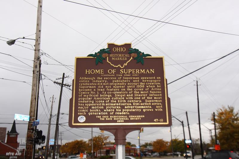 Superman Birthplace marker - Cleveland - History's Homes