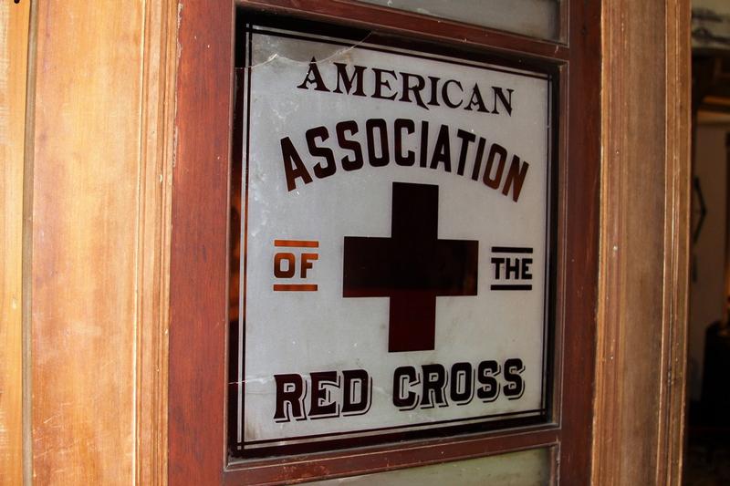 Clara Barton Home American Red Cross sign - History's Homes