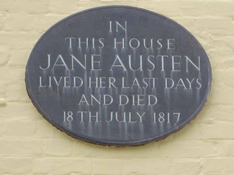 Jane Austen Home marker - Winchester - History's Homes