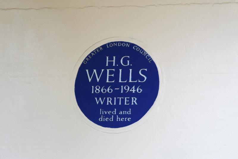 H.G. Wells Home plaque - London - History's Homes