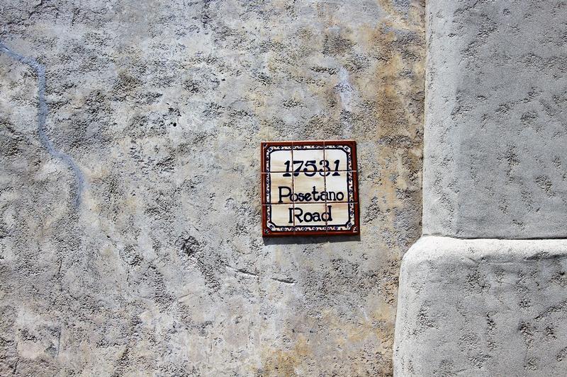 Castillo Del Mar street sign - Pacific Palisades - History's Homes