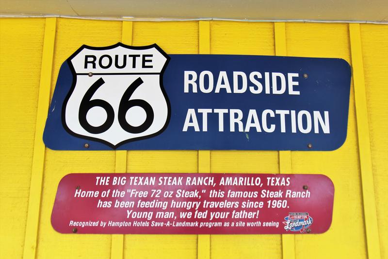 Big Texan roadside sign - Amarillo - History's Homes