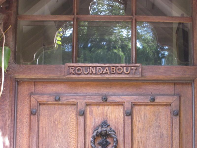 Boris Karloff front door of Roundabout - History's Homes