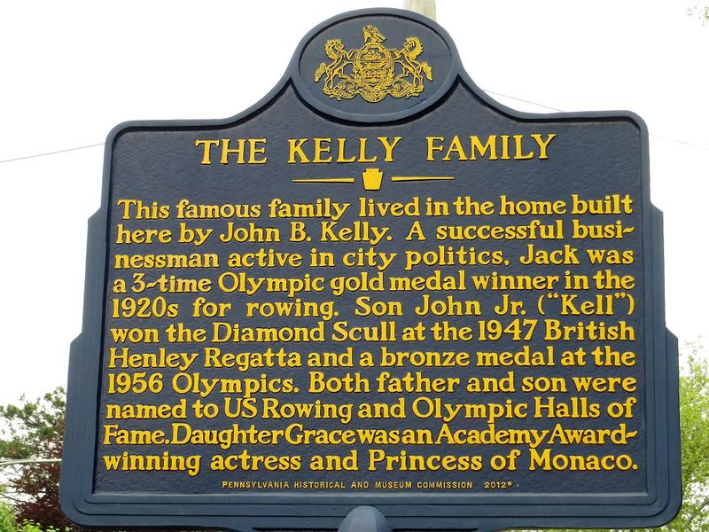 Grace Kelly Home marker - Philadelphia - History's Homes