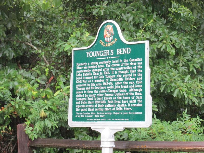 Belle Starr Home Site marker - History's Homes