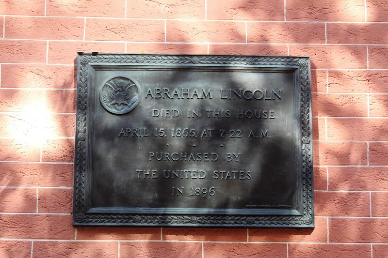 Petersen House plaque - Washington, D.C. - History's Homes