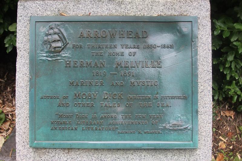 Herman Mellville Arrowhead plaque - History's Homes