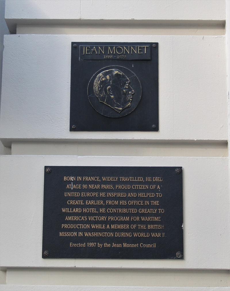 Jean Monnet plaque - Washington, D.C. - History's Homes