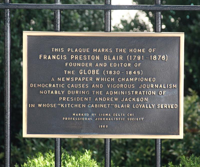 Blair House plaque #1 - Washington, D.C. - History's Homes