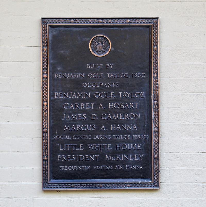 Benjamin Ogle Tayloe House plaque - Washington, D.C. - History's Homes