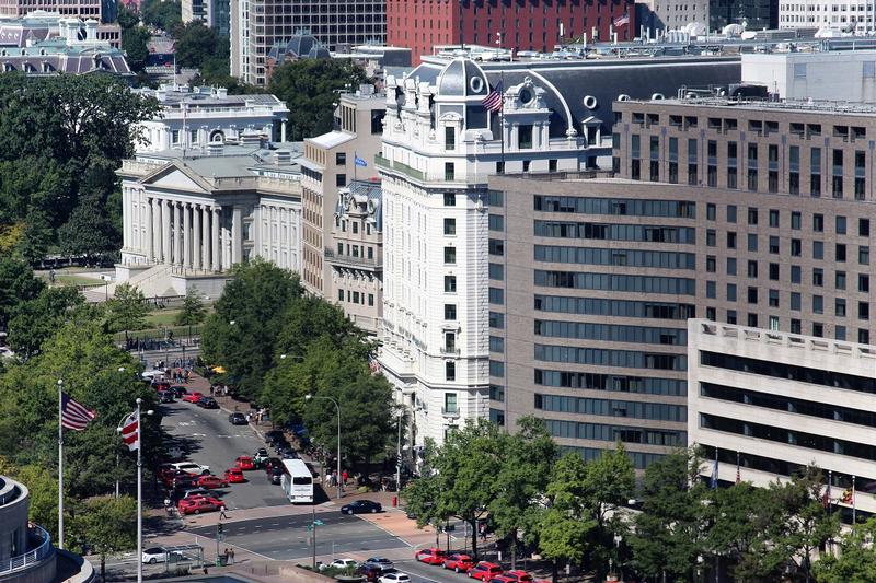 Willard Hotel view from Old Post Office - Washington, D.C. - History's Homes