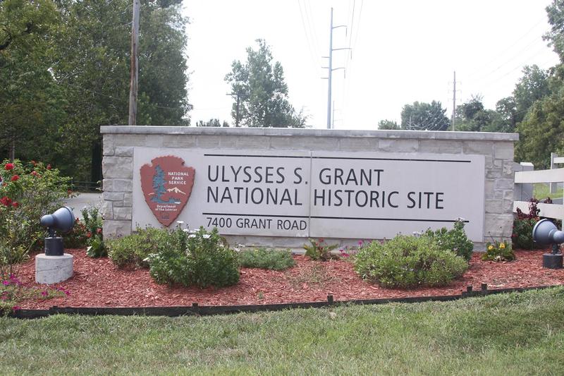 Ulysses S. Grant Historic Site sign - St. Louis - History's Homes