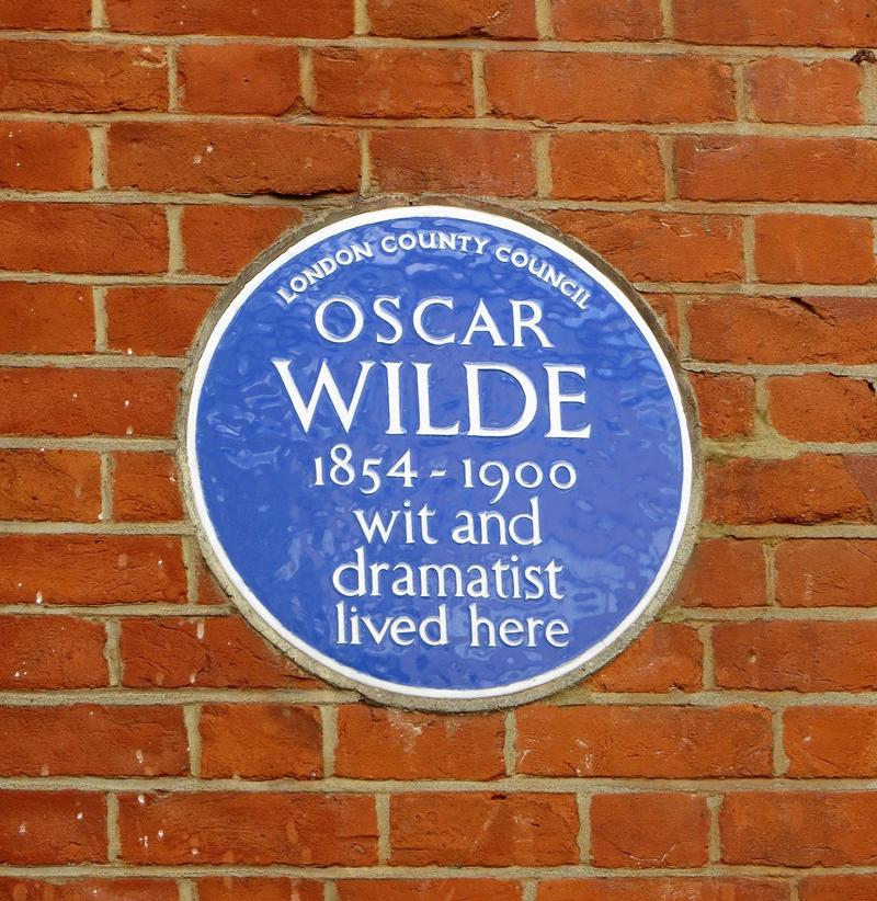 Oscar Wilde Home #2 plaque - London - History's Homes