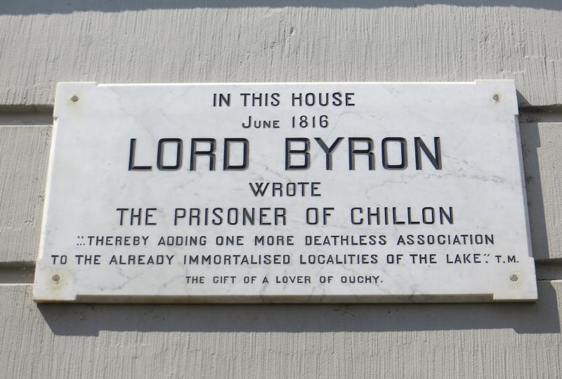 Lord Byron Plaque - Lausanne - History's Homes