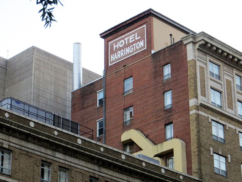 Hotel Harrington sign - Washington, D.C. - History's Homes