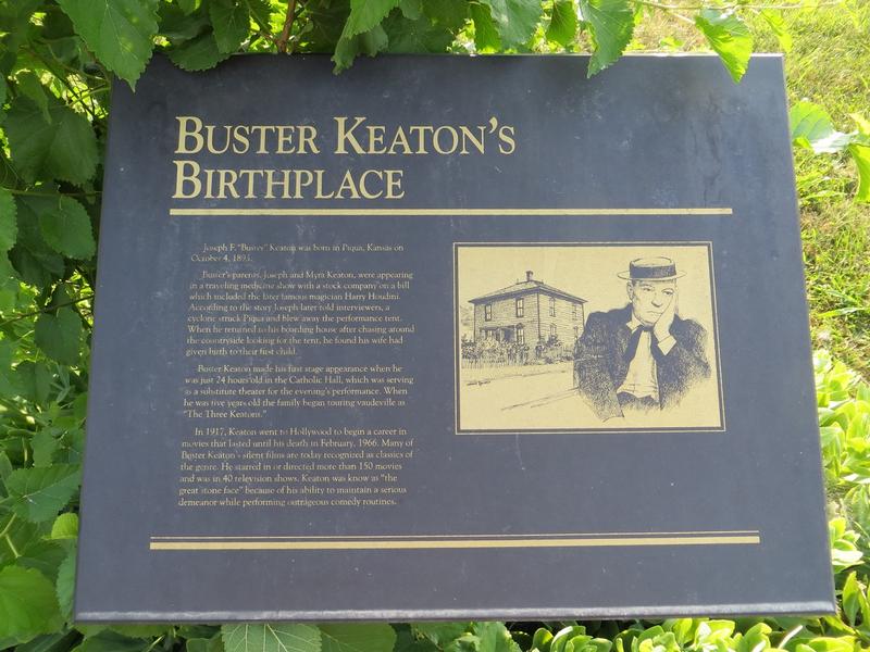 Buster Keaton Birthplace Site marker - History's Homes