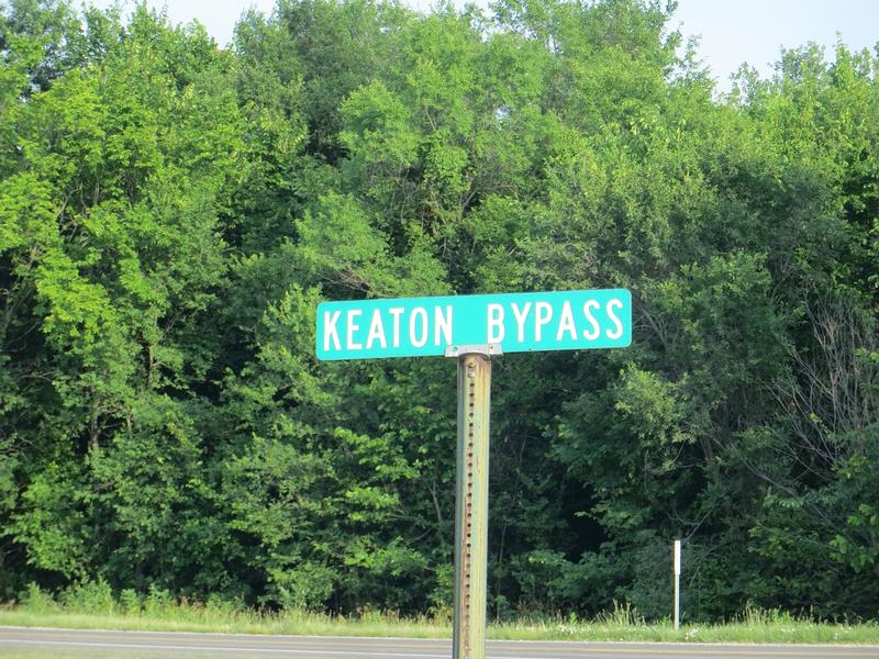 Buster Keaton Birthplace Site street sign - History's Homes