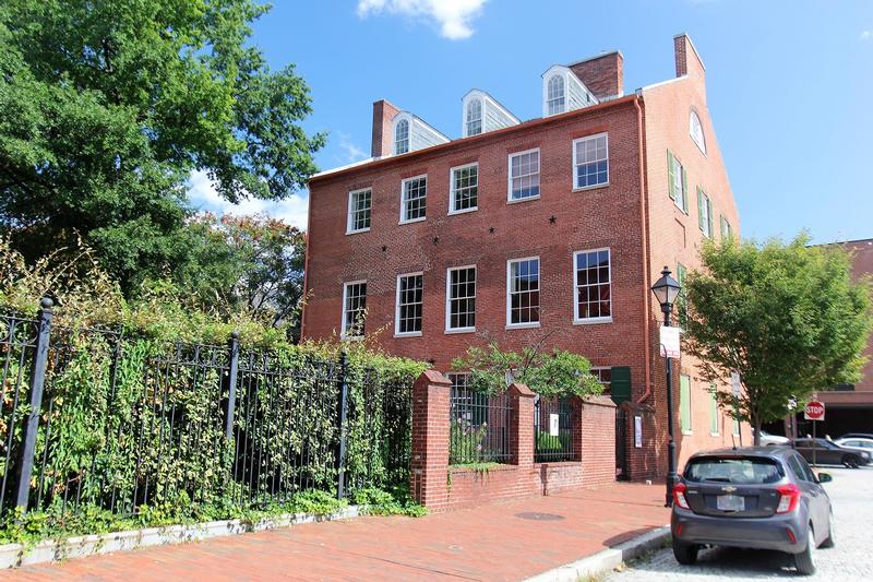 Carroll Mansion rear view - Baltimore - History's Homes