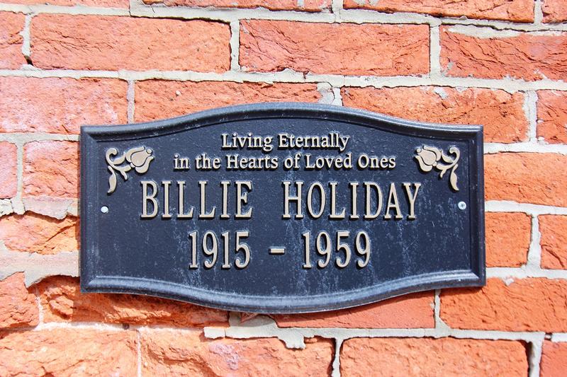 Billie Holiday Home #1 plaque - Baltimore - History's Homes