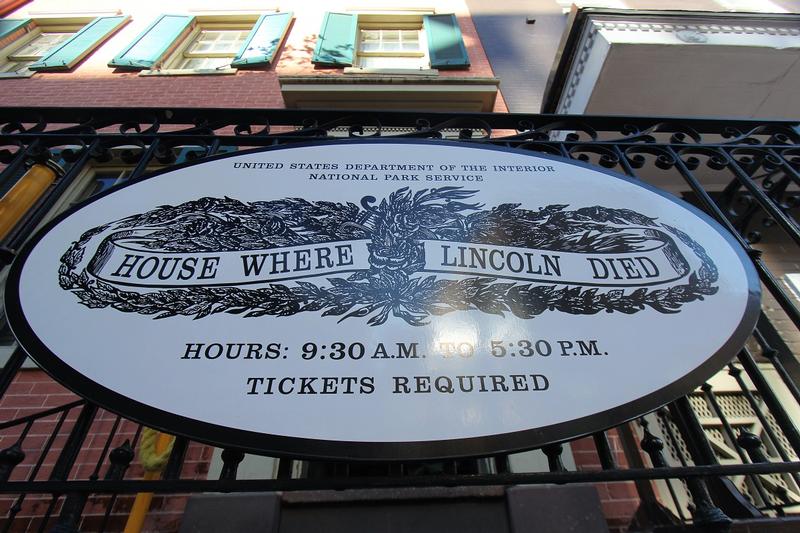 Petersen House sign - Washington, D.C. - History's Homes
