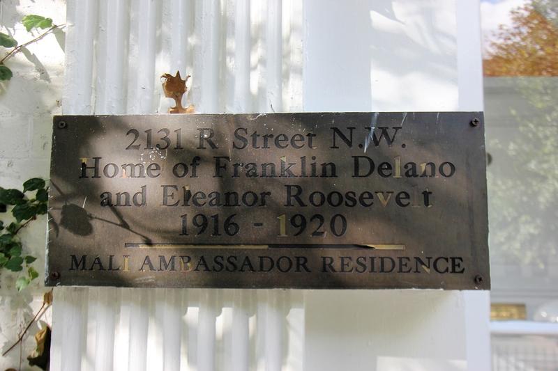 Franklin Delano Roosevelt Home marker - Washington, D.C. - History's Homes