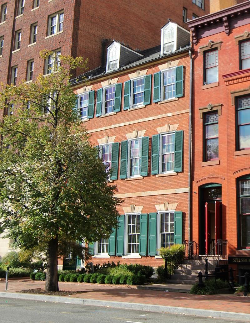 Cleveland Abbe House side view - Washington, D.C. - History's Homes