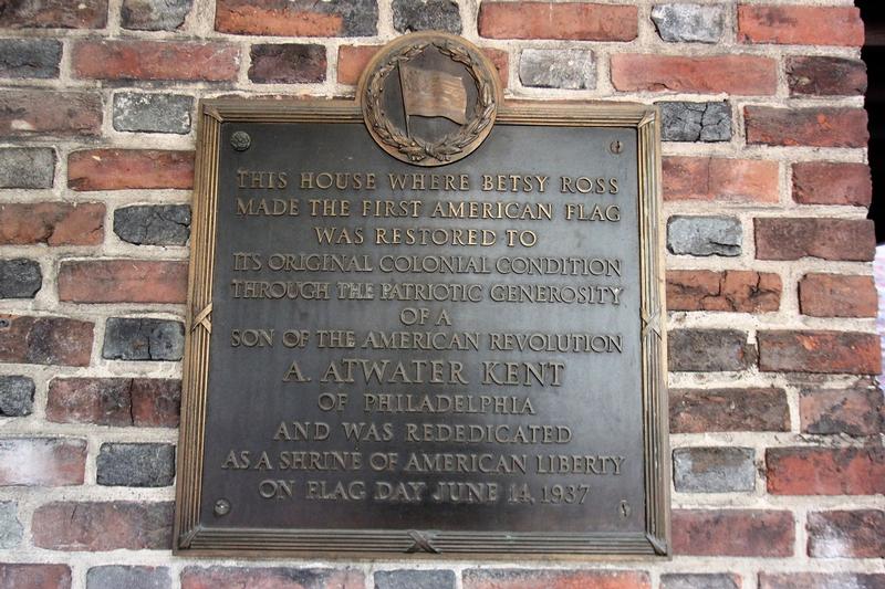 Betsy Ross House plaque - Philadelphia - History's Homes